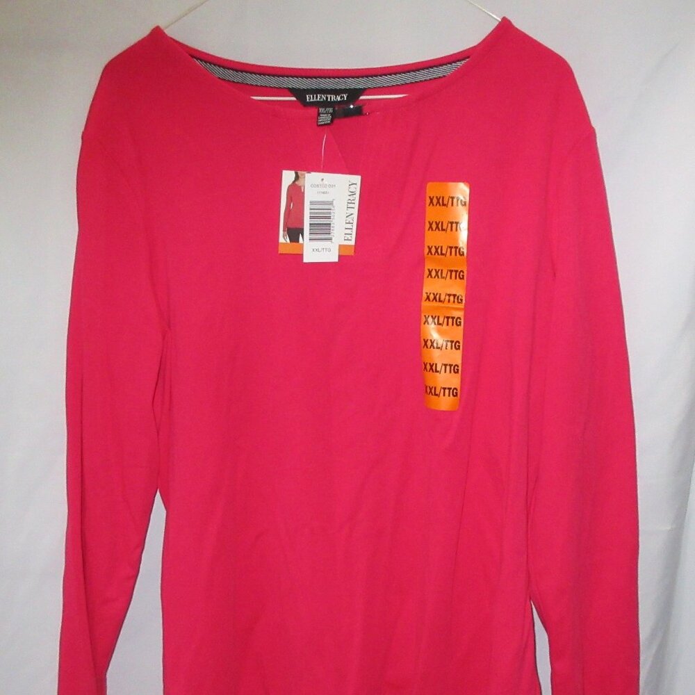 Women’s Ellen Tracy Summer Top, New with Original Tags - Size XXL – Very Nice!